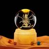 Мультяшный Осьминог Хрустальный Шар 3D Резной Ночник - Светящийся Стеклянный Шар Подарок Украшение на День Святого Валентина