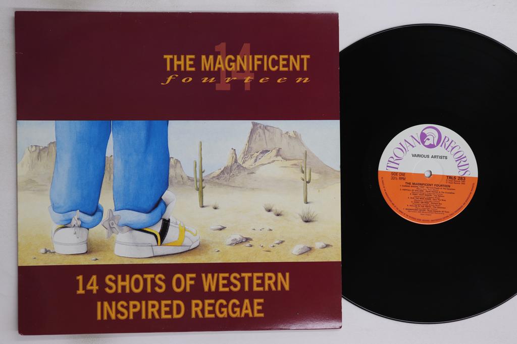 Виниловая пластинка РАЗЛИЧНЫЕ The Magnificent Fourteen 14 Shots TRLS283 Trojan Records 1990 Великобритания Регги Ска Даб Б/у