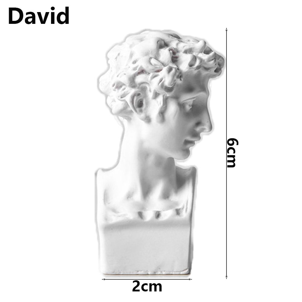 Desktop Ornament Greek Mythology Figurine Plaster Bust Statue Gypsum Portraits Famous Sculpture