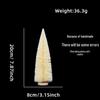 White Mini Christmas Tree Desktop Ornament - Small Christmas Decorations for Window Display