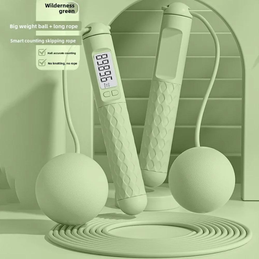 Скакалка с мячом 3 метра, счетчик, противоскользящая, для фитнеса, для студентов