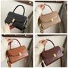 Pu Small Square Shoulder Bag For Women With Lock Closure Perfect For Daily Wear