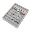 Velvet Jewelry Box Display Tray Drawer Storage Jewellery Holder For Ring Earrings Necklace Bracelet Soft Organizer