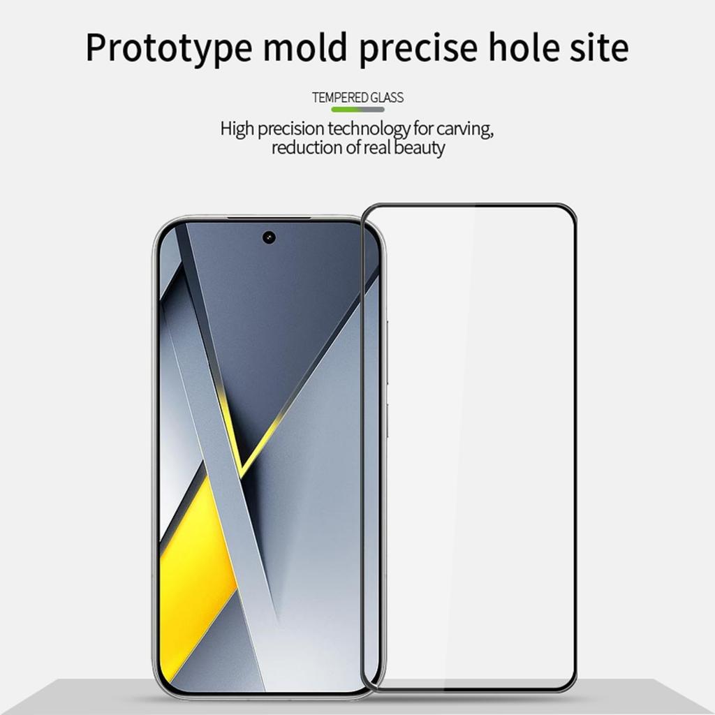 For Xiaomi Poco F8 Pro Tempered Glass Film PINWUYO Explosion-proof 9H 3D Full Glue Full Screen Protector