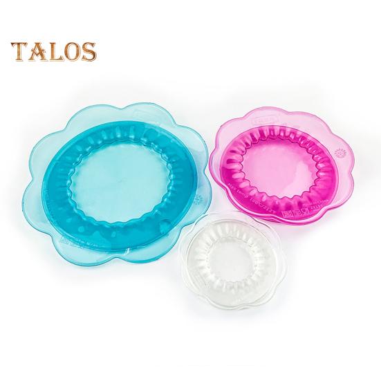 3/6 шт. Силиконовые эластичные крышки для хранения продуктов питания, многоразовые эластичные крышки для мисок, дизайн «лепесток», пищевая силиконовая крышка для микроволновой печи