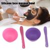Yousheng 2 шт. силиконовая миска для смешивания грязи для лица с палочками женская миска для смешивания глины для лица своими руками профессиональный домашний салон красоты уход за кожей набор инструментов для смешивания