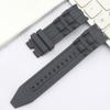 1 пара 26 мм резиновый черный ремешок для часов для Invicta