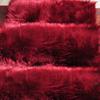 Imitation Wool Stair Mats Carpet Anti-slip Steps Plush Floor Mats Warm Floor Mats  For Home Bedroom