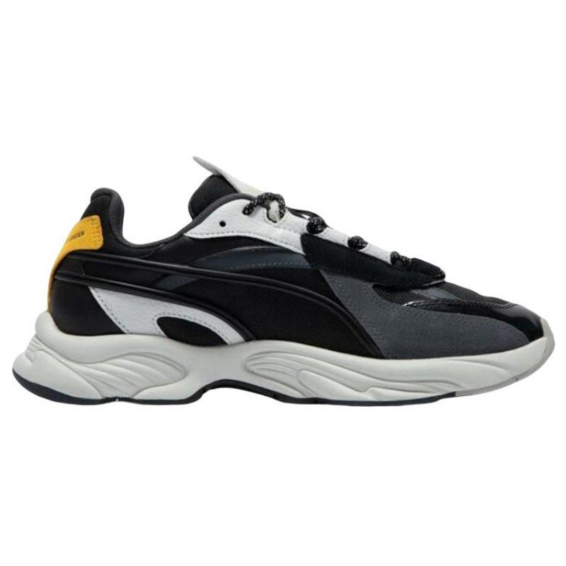 PUMA Rs-Connect Gtx Split Leather Fabric Lightweight Comfort Low Lifestyle Sneakers Unisex Sandalwood Black 381912-01