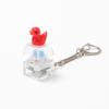 Press Light Clicking Duck Keychain Translucent Button Clicker Keyring  Bag Pendant