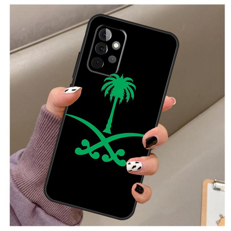 Чехол с флагом Королевства Саудовская Аравия для Samsung Galaxy A34 A54 A14 A06 A16 A26 A36 A56 A12 A32 A52 A13 A33 A53 A15 A35 A55