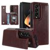 Роскошный кошелек для Samsung Galaxy Z Fold 3 4 5 6 Чехол для телефона с держателем для карт Кожаная подставка Защитная крышка