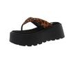 Fashion Summer Fashion Thick Bottom Clip Toe Women Slippers  Fashion Platform Flats Slides Female Shoes Zapatos De Mujer
