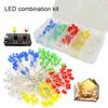 Light Emitting Diodes 5 Colors Electronic Components 3mm LED / 5mm LED Assorted Color DIY LED Light Emitting Diodes Set