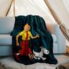 The Adventures of Tintin2 printed throw blanket—lightweight,soft,warm;versatile blanket for all seasons—perfect as &air-conditioning throw,nap blanket