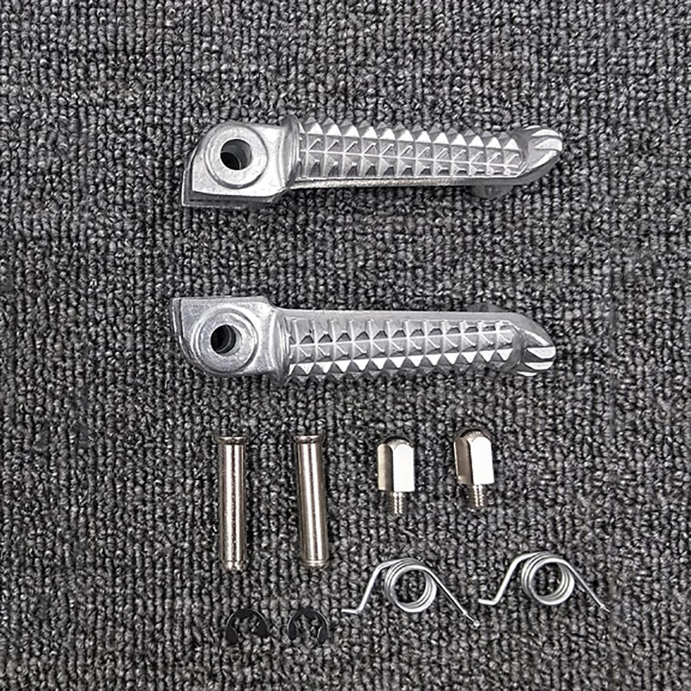 Pair Front Footrest Footpeg Pegs For Yamaha YZF R1 98-14/ R6 99-12 / R6S 03-08