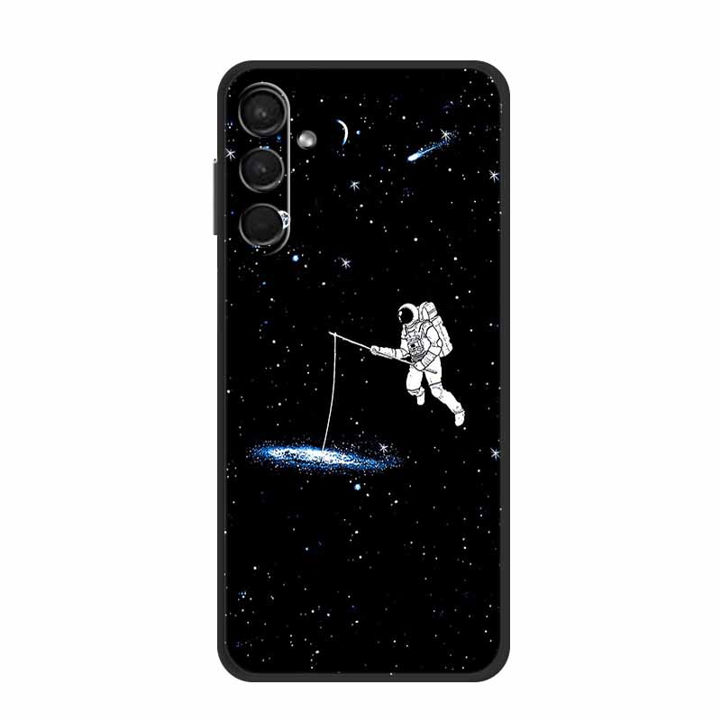 Для Samsung Galaxy A15 4G 5G Чехол Астронавт ТПУ Мягкий Силикон Задняя Крышка Телефона для SamsungA15 A 15 Защитник Космонавт Крутой Чехол