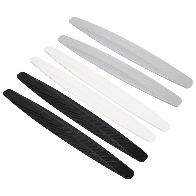 Защитные наклейки-полоски на края переднего и заднего бамперов от царапин для Volkswagen VW Tiguan MK1 MK2 Аксессуары