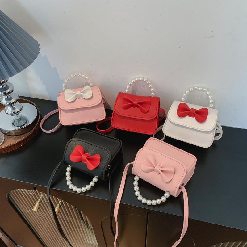 Милая сладкая сумка через плечо с бабочкой и узлом, на магнитной застежке, для повседневного использования