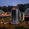 With Handle BBQ Carbon Barrel Stainless Steel Barbecue Stove Ignition Cylinder  Outdoor