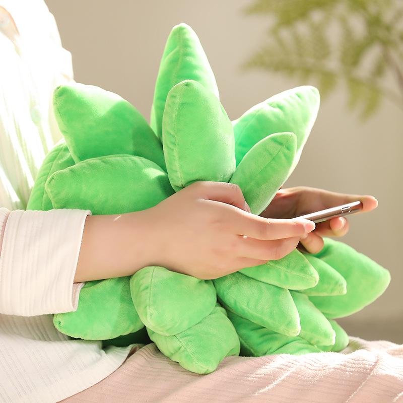 Succulent Plant Plush Pillow - Soft Doll Cushion Gift