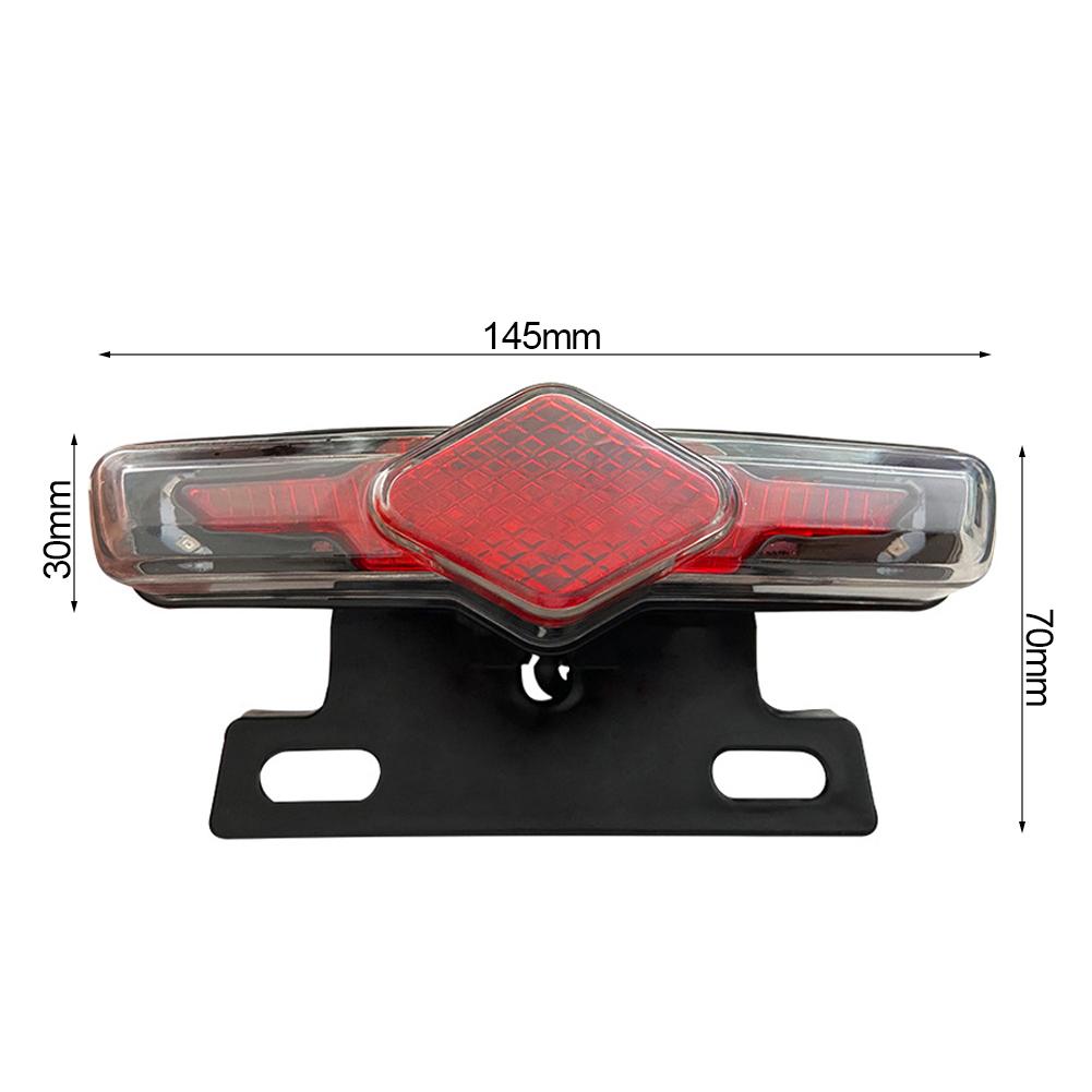 12 В/36 В-60 В Электрический велосипед Ebike Задний фонарь Сигнал поворота Задний фонарь для багажника Задний фонарь Ночной дорожный предупреждающий свет Сигнал поворота