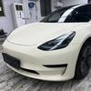 Автомобильная наклейка 0,5 м шириной, матовая бумага, виниловая пленка с изменением цвета на белый, ПЭТ, без пузырьков, пленка для обертывания, аксессуары для автомобиля, самоклеящиеся наклейки