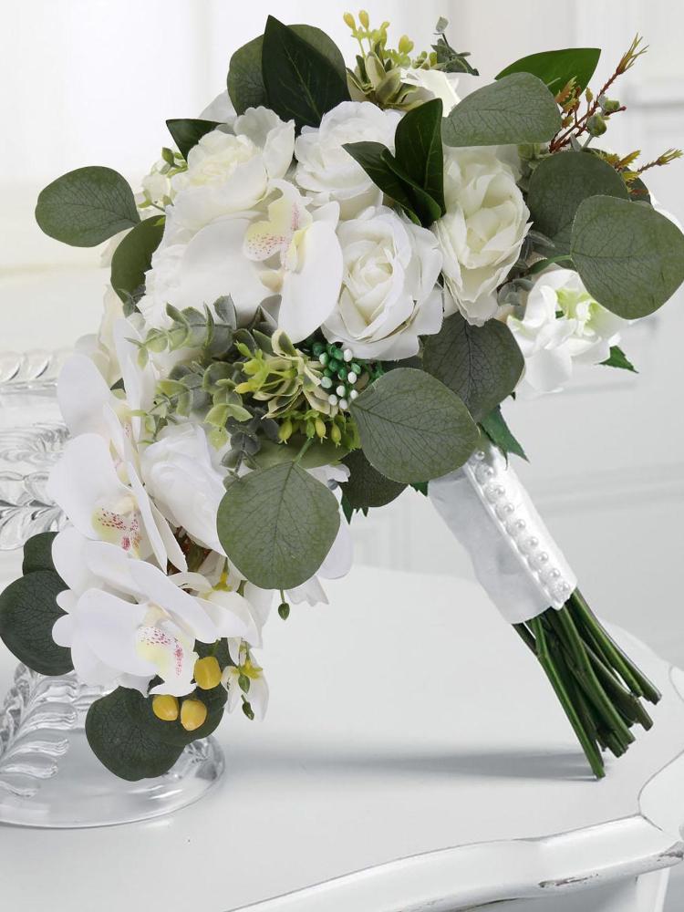 1шт искусственный букет каскадные искусственные цветы свадебные букеты для невесты свадебные букеты для невесты для свадебной церемонии и годовщины