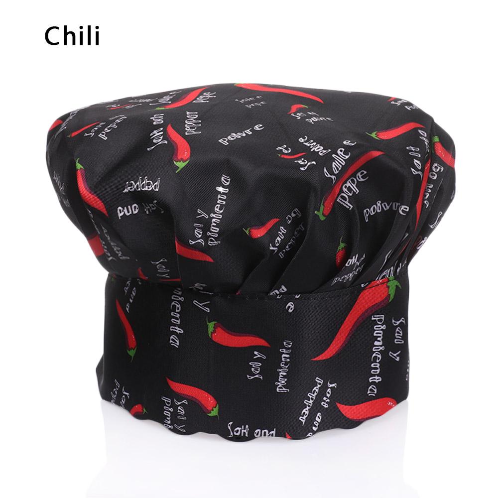 Men Women Cooking Kitchen Working Cap Chef Hat Adjustable Uniform Hat