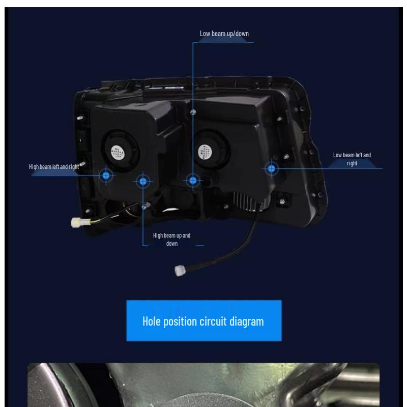 Светодиодная фара в сборе Delonghi F3000/M3000: Суперяркий фокус для Shaanxi Auto