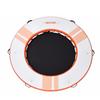 Inflatable Floating Dock, 2.44 M Inflatable Dock Platform, Non-Slip Water Air Mat with Portable Carrying Bag & Detachable Ladder, Floating Water