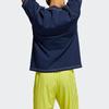 adidas Оригинальный трилистник с вышитым логотипом, свободная спортивная футболка с круглым вырезом и короткими рукавами, мужские топы, университетский, темно-синий, GN3811