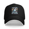 67 Six Seven 6 7 Halloween Meme Baseball Cap Vintage  Sandwich Cap Unisex Women Adjustable Headwear Outdoor