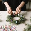 120 шт. Маленькие искусственные цветы для поделок Мини-головки искусственных цветов Разноцветные Маленькие шелковые головки искусственных цветов Роза Ромашка Тканевые цветы для DIY гирлянды