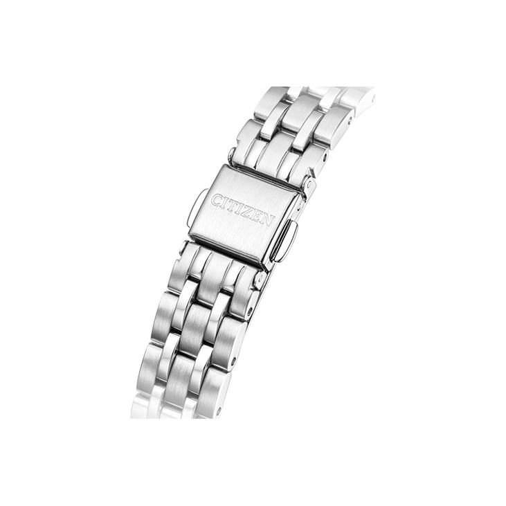 Citizen Eco-Drive Series 50m Water Resistant Solar Quartz Movement Stainless Steel Watch Black Dial Women watches EW2310-59E