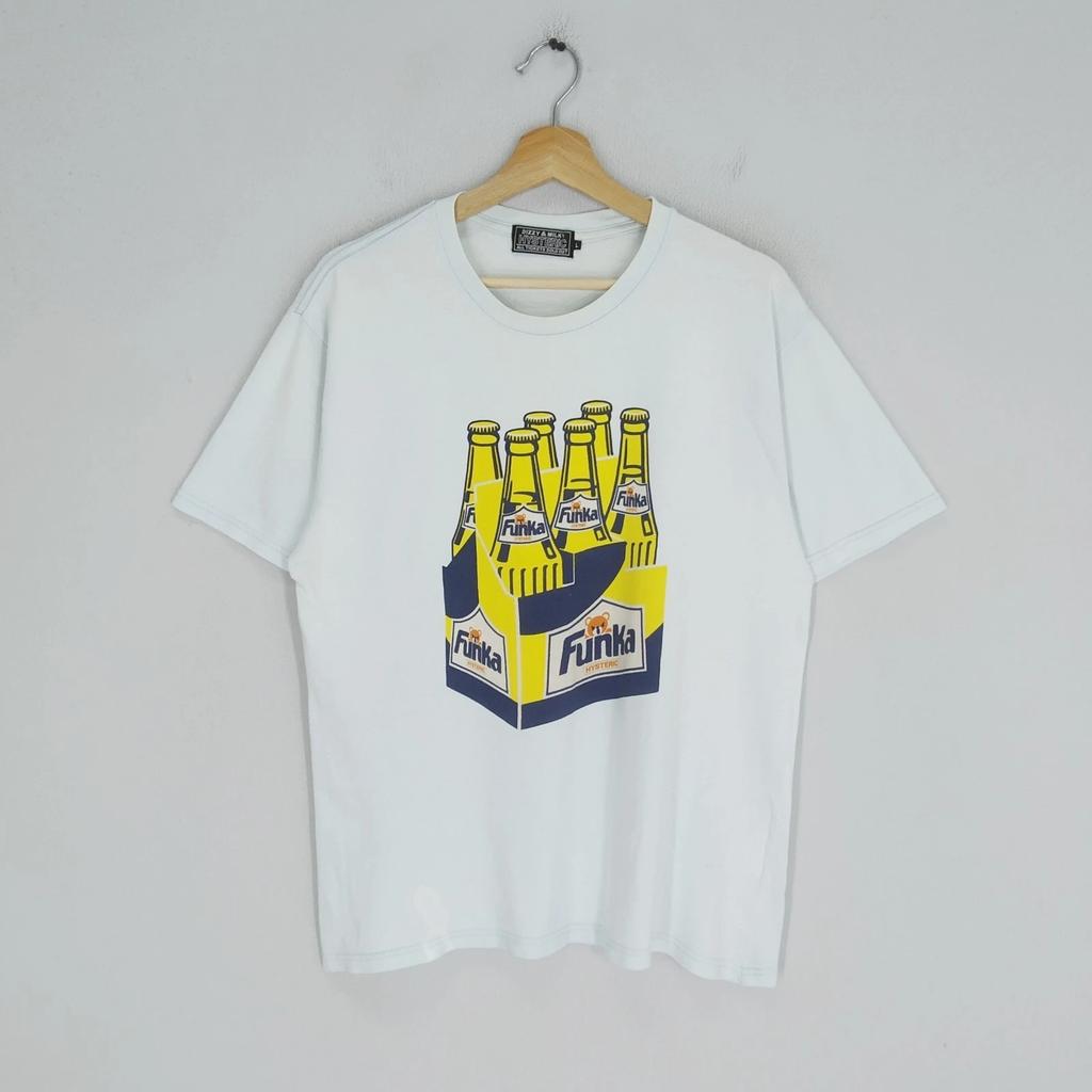 Винтажная футболка Hysteric Glamour Япония Funka Bottle Dizzy & Milk Размер L