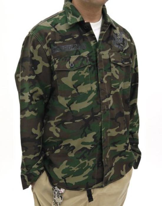 Mobile Suit Gundam 4th Tactical MS Unit Shirt Jacket Camo S B.D.U Size