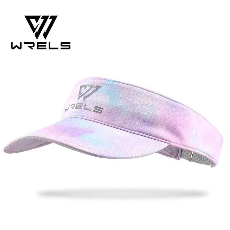 WRELS Спортивная кепка-козырек для защиты от солнца, дышащая, быстросохнущая, с открытым верхом, складная, легкая, для велосипеда, путешествий, гольфа