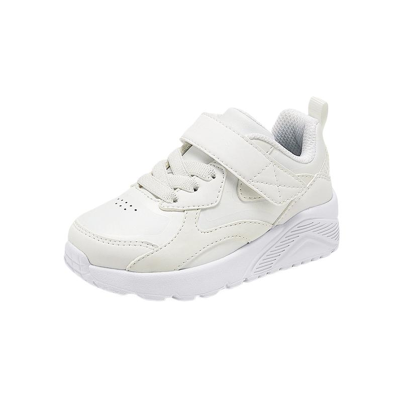 Skechers Детская легкая удобная прочная низкая обувь для ходьбы Детская обувь Белая 403645N-WHT