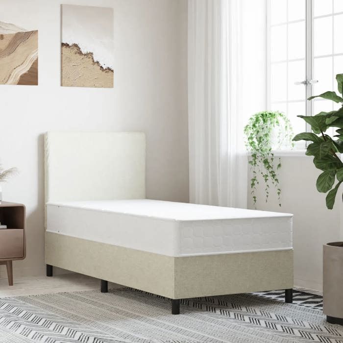 VidaXL Matelas à ressorts ensachés dureté moyenne 90x190 cm 372837