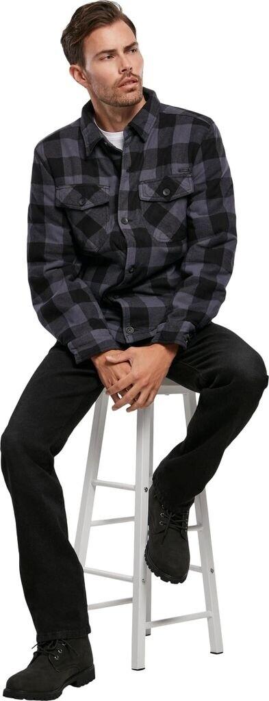 Зимняя куртка Brandit Lumberjacket (9478) black/grey
