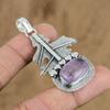 Gift For Her 925 Sterling Silver Natural African Amethyst Gemstone Pendant