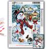 5D DIY Diamond Painting Cross Stitch Christmas Tree Santa Snowman Diamond Embroidery Mosaic Wall Art Home Decoration