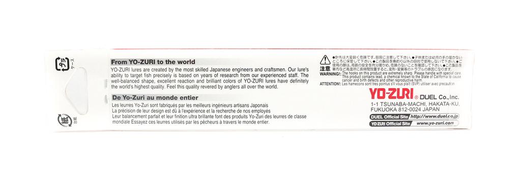 Yo Zuri Crystal Minnow DD Walleye 130 Mm Floating Lure R1301-WB (3686)