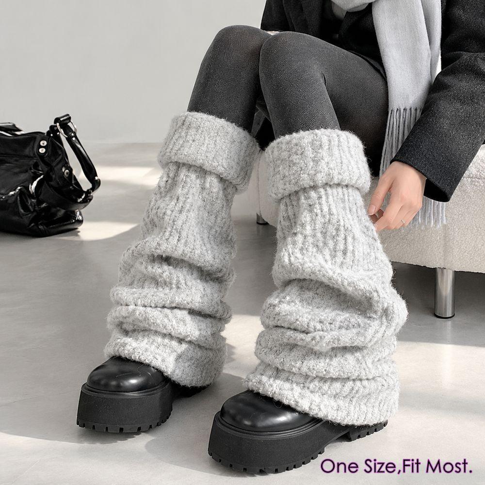 Flare Style Flare Leg Socks Knee-Length Knee-Length Socks Soft Leg Warmers Daily Wear