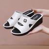 Summer Women's PVC Thick Sole Wedge Beach Sandals Slides Slippers Outdoor for Women & Ladies Wholesale