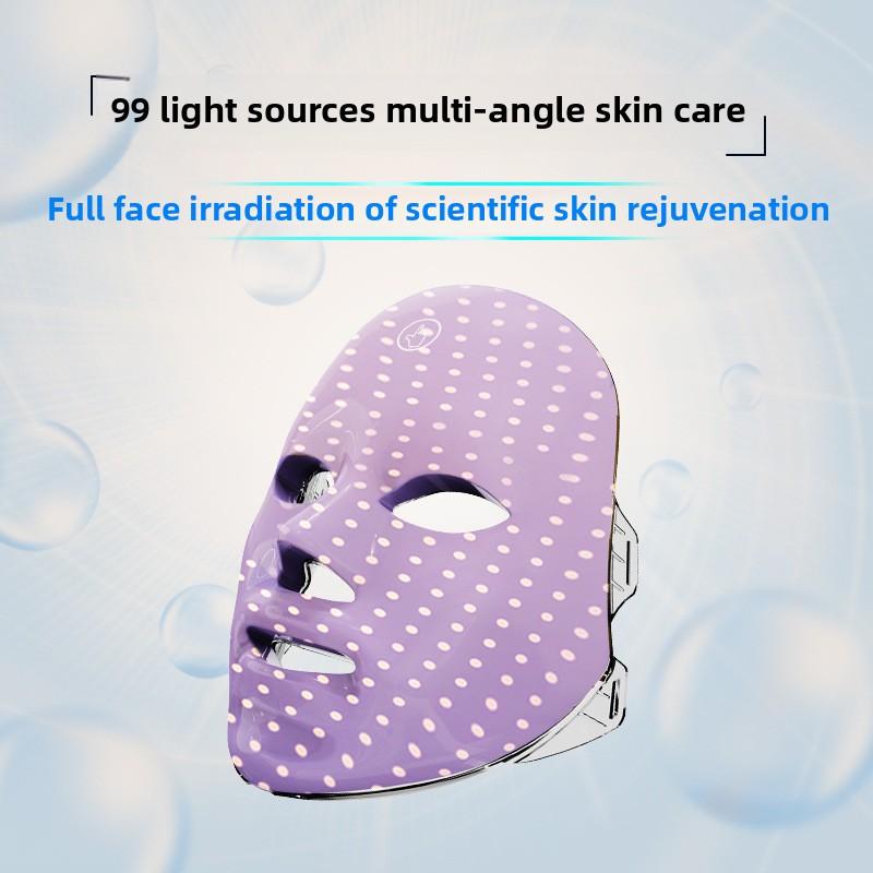 Косметическая маска, цветная светодиодная маска для лица, бытовой прибор для фотонного омоложения