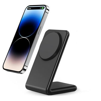 Магнитное беспроводное зарядное устройство для док-станции MagSafe Dock Stand 15 Вт Быстрая зарядка для iPhone 15 14 13 12 Pro Max Mini Plus для Samsung S24 S23