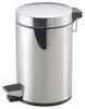 Мусорный бак Pearl Metal Waco Trading с крышкой из нержавеющей стали с педалью 3 л Charis 2 H-2283