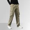 Мужские легкие походные брюки Быстросохнущие тактические рабочие брюки на открытом воздухе Брюки-карго для тренировок Бегуны с эластичной резинкой на талии Тактические брюки с несколькими карманами